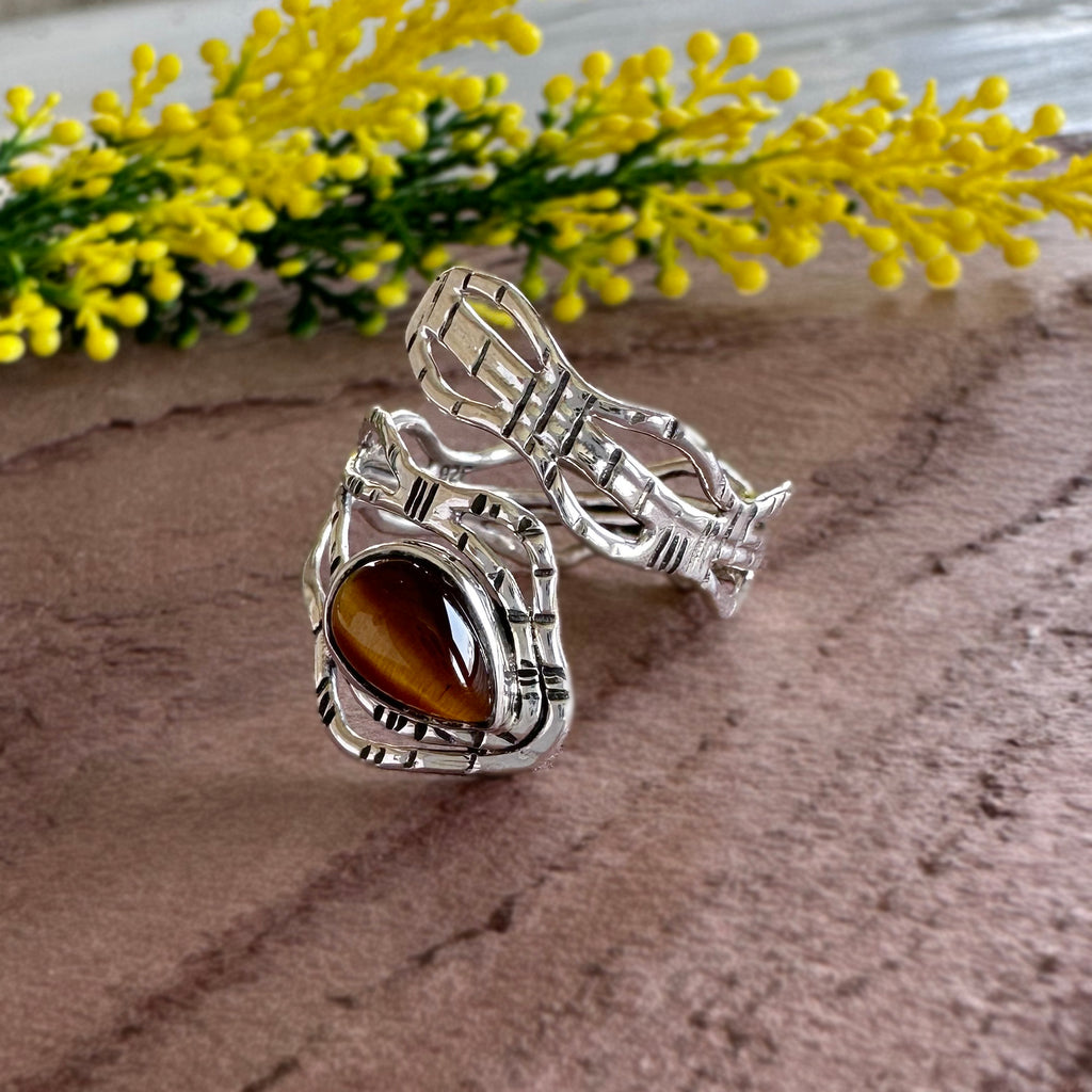Ember Vine Statement Ring