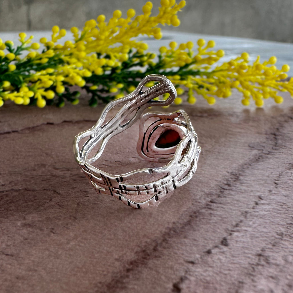 Ember Vine Statement Ring