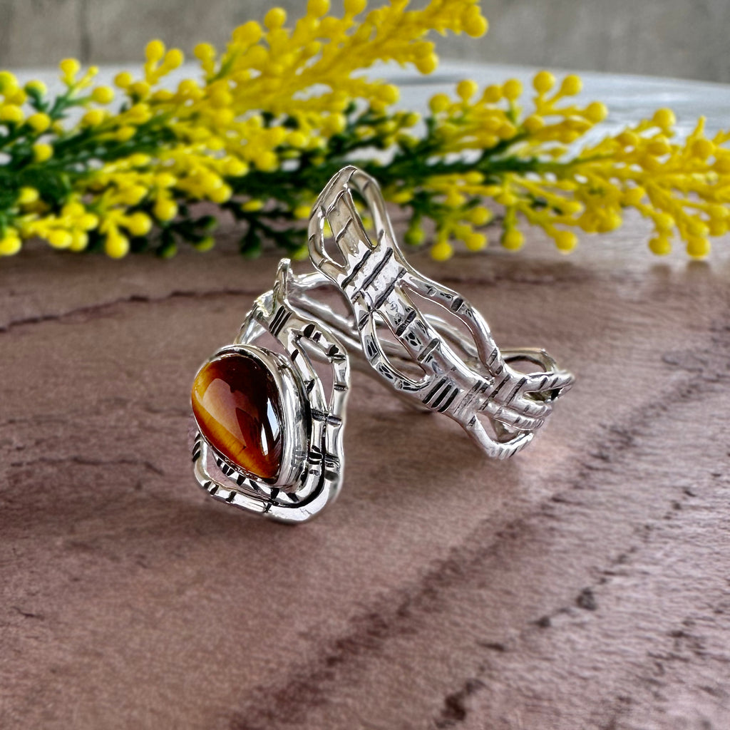 Ember Vine Statement Ring