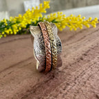 Terra Twist Spinner Ring