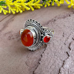 Sunset Ember Statement Ring