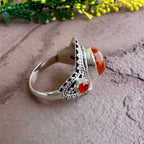 Sunset Ember Statement Ring