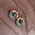 Golden Hour Malachite Earrings