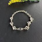 Sofloras Handcrafted Herkimer Diamond Bracelet | Unique Silver Original