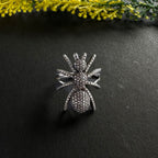 Noir Spider 925 Sterling Silver Ring| Handcrafted Gothic Statement Jewelry