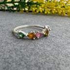 Autumn Vine Multi Tourmaline Ring