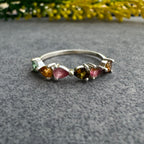 Autumn Vine Multi Tourmaline Ring