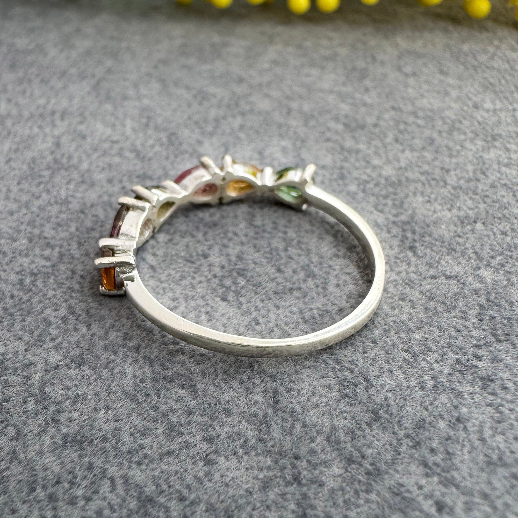 Autumn Vine Multi Tourmaline Ring
