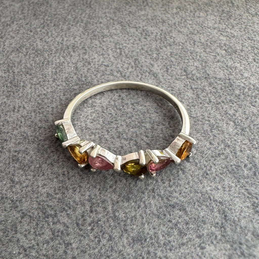 Autumn Vine Multi Tourmaline Ring