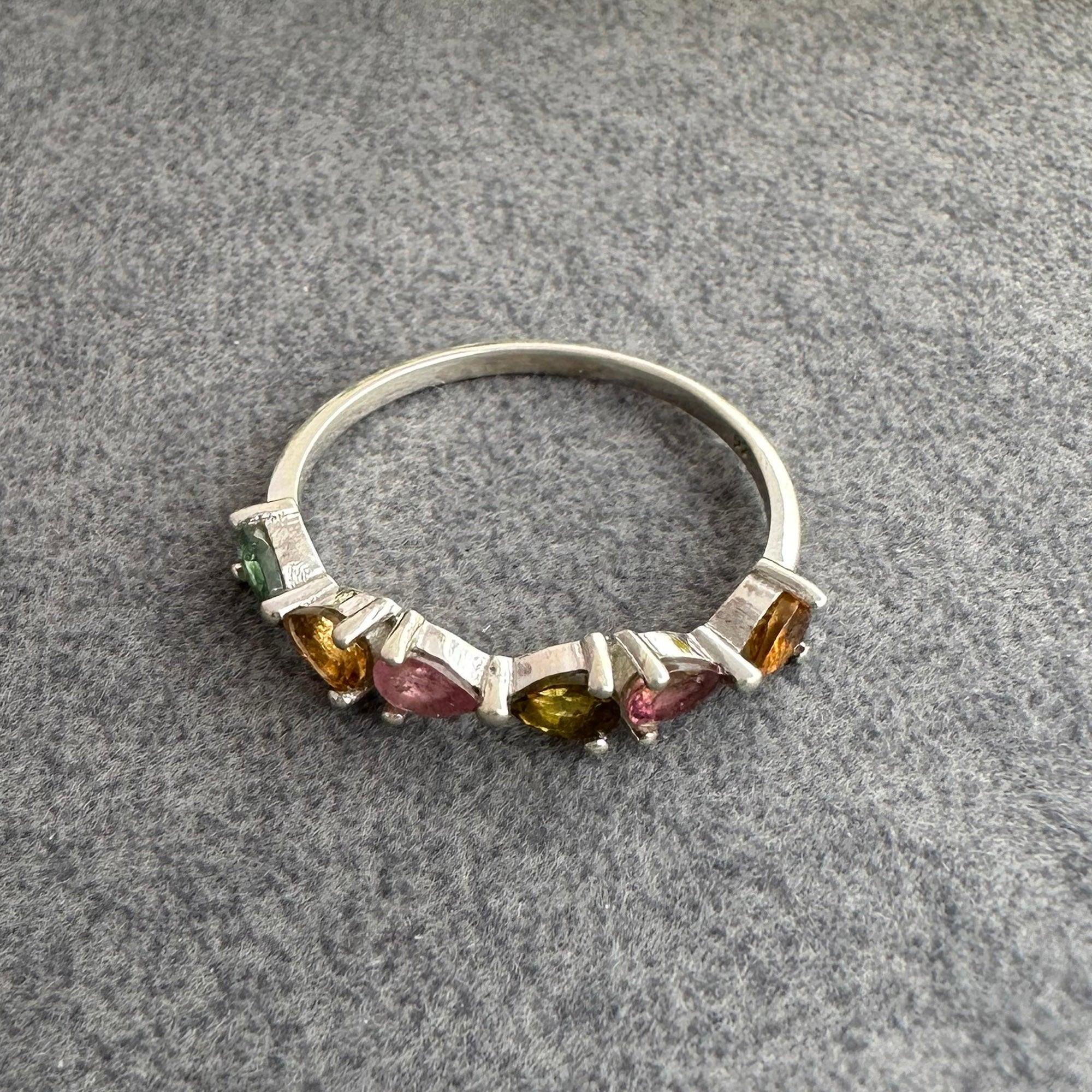 Autumn Vine Multi Tourmaline Ring