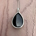 Moonlit Onyx Turquoise Pendant
