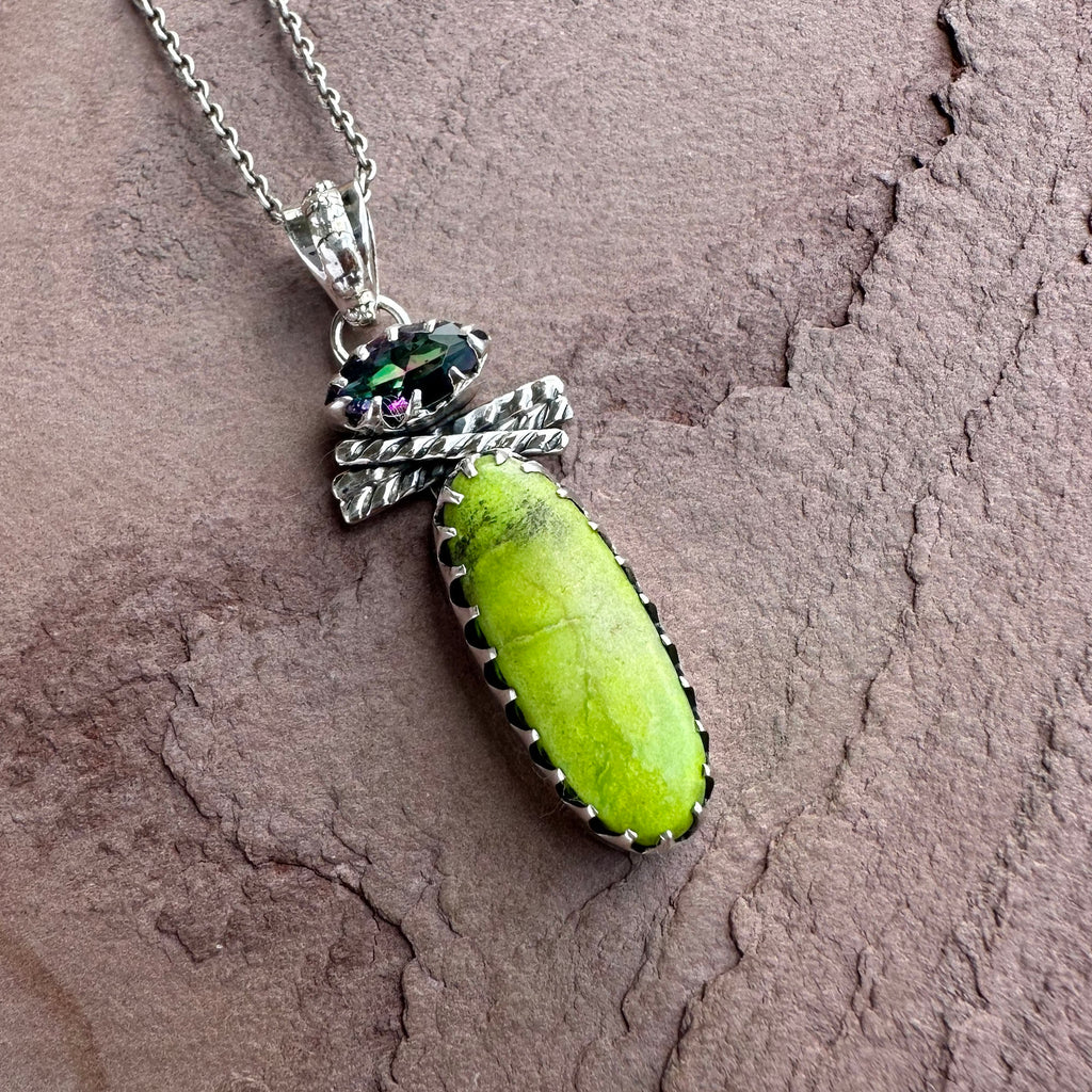 Lime Blossom Pendant