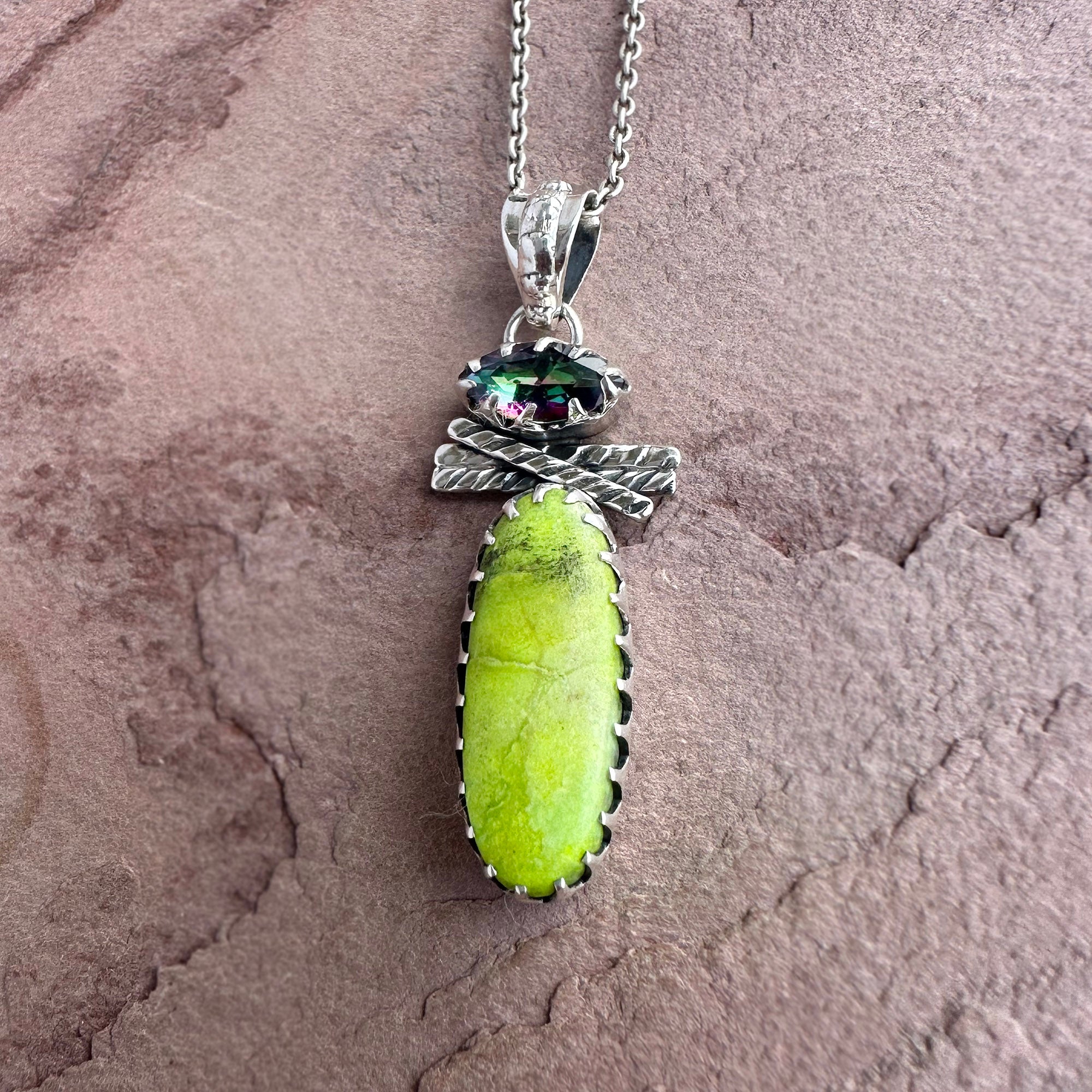 Lime Blossom Pendant