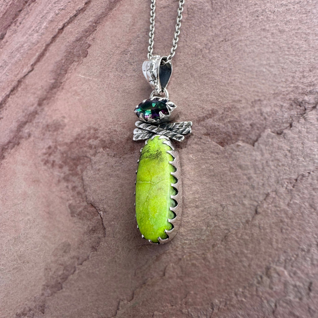 Lime Blossom Pendant