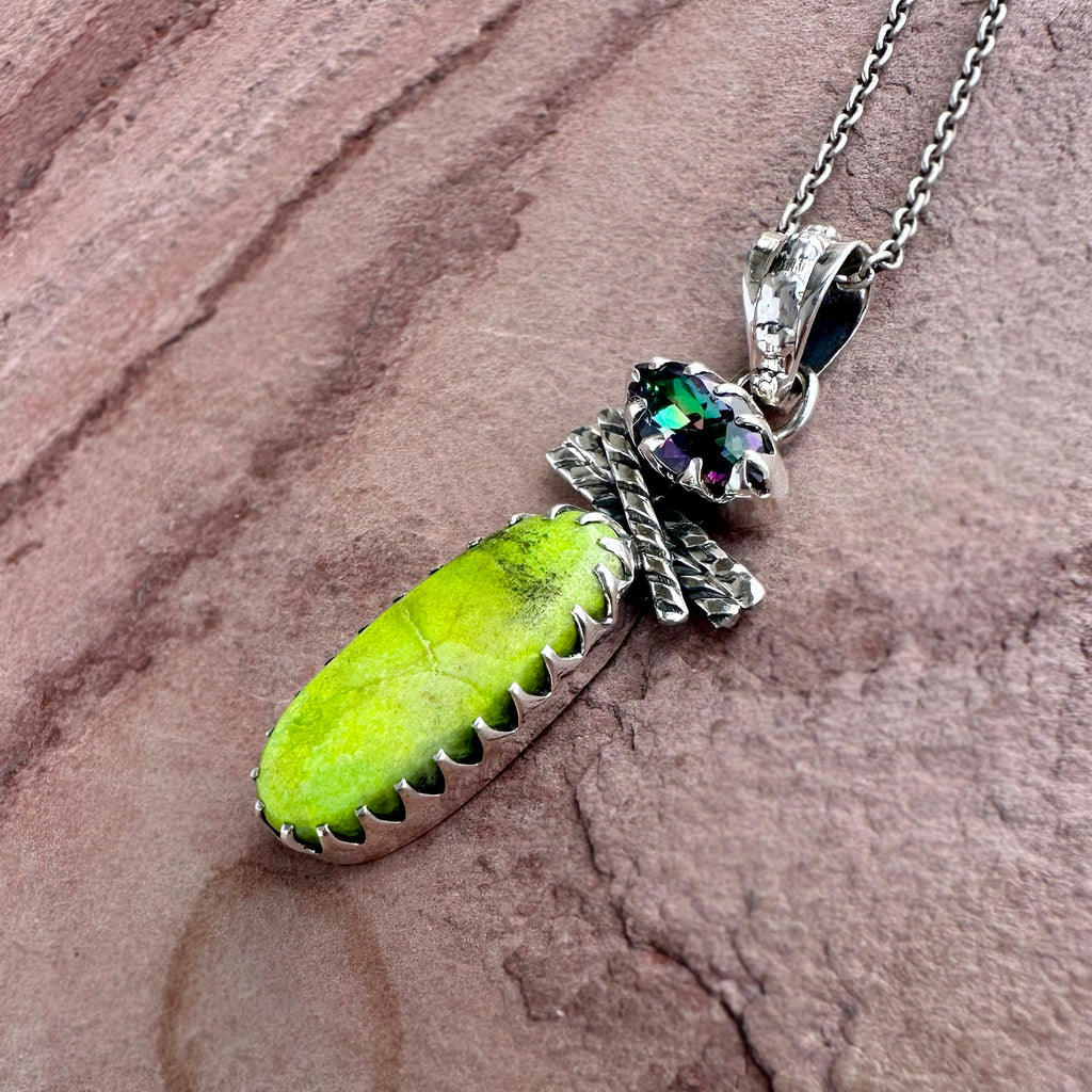 Lime Blossom Pendant