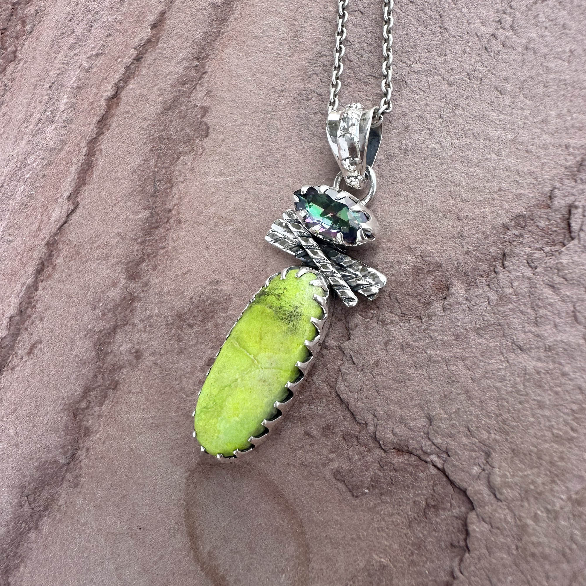 Lime Blossom Pendant