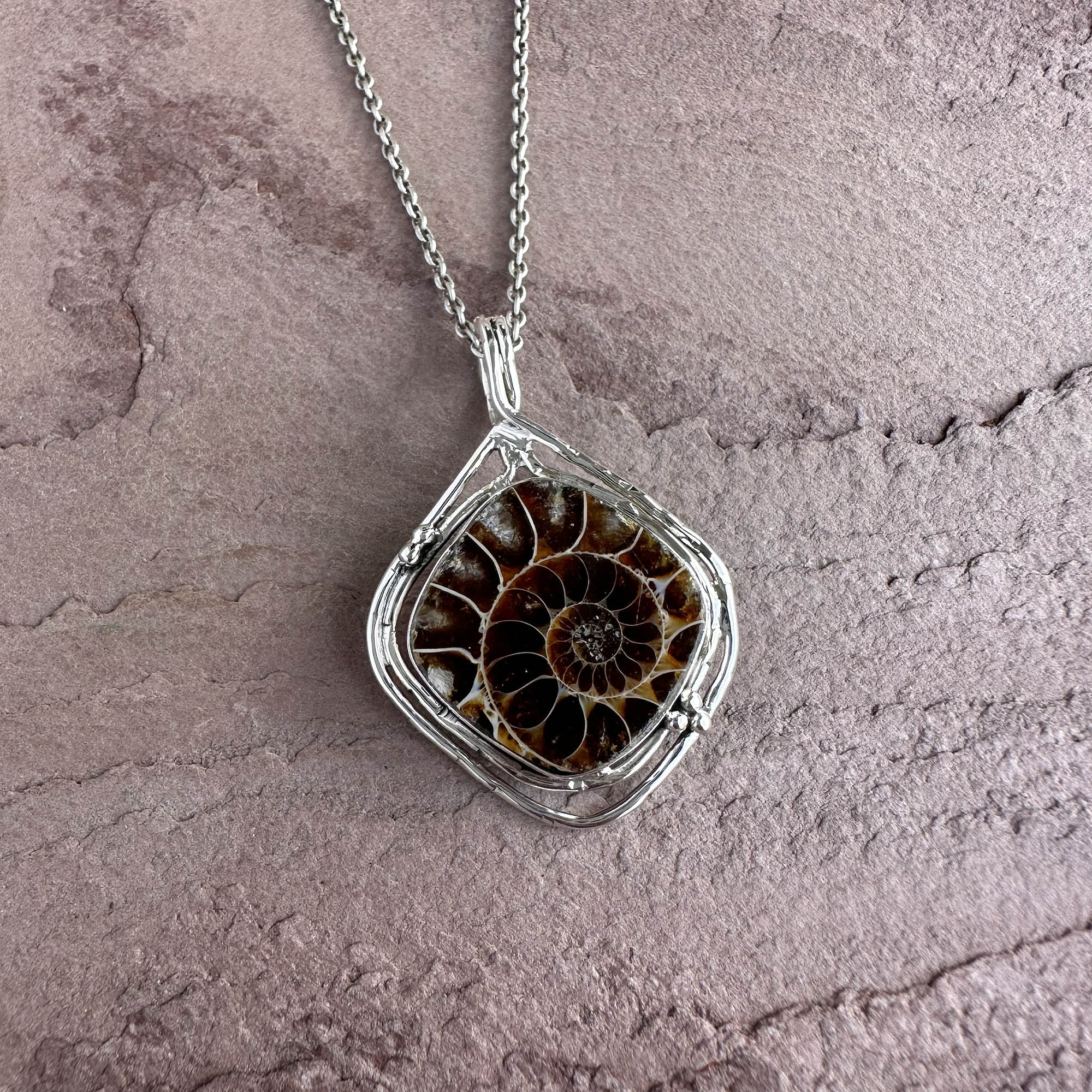 Ancient Echo Fossil Pendant