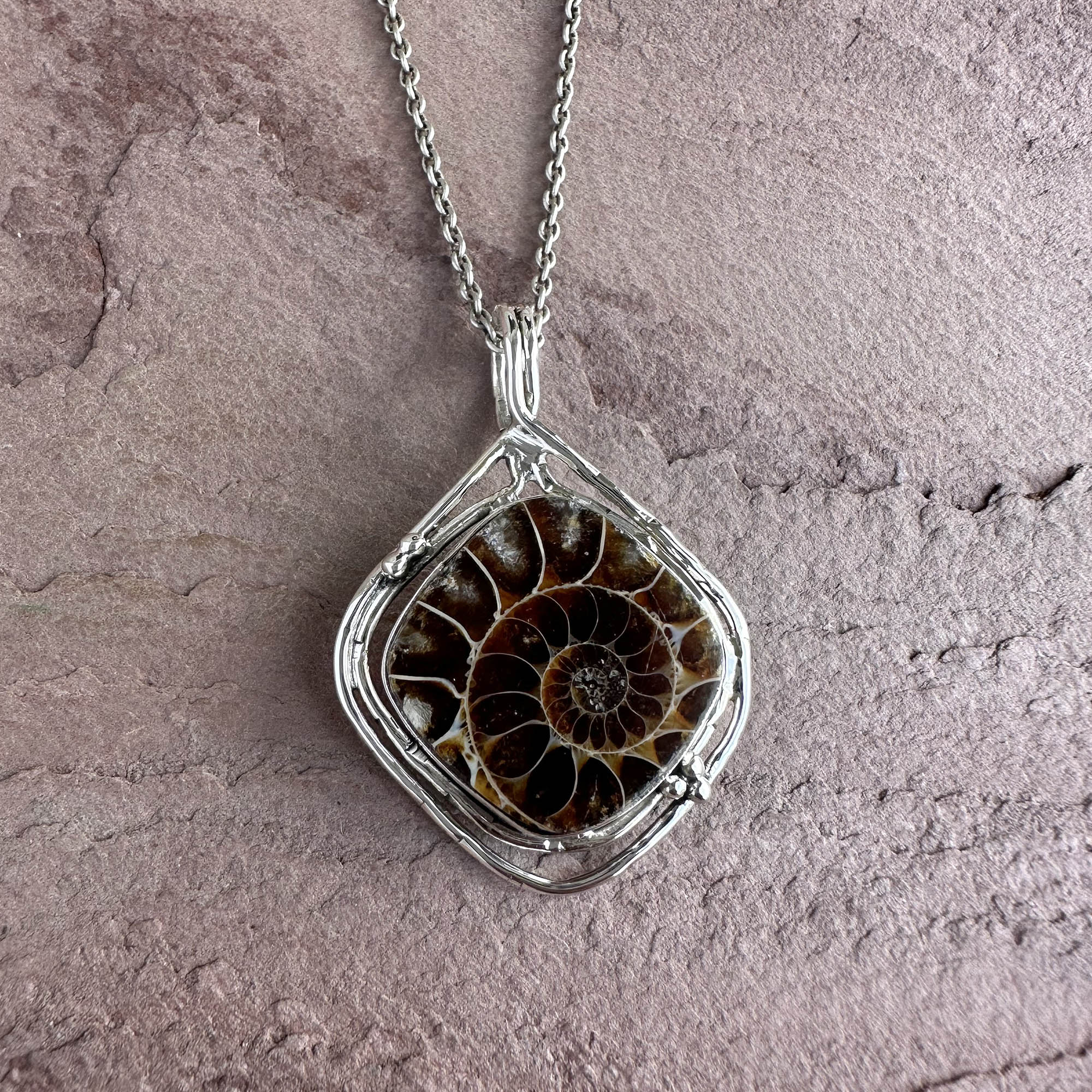 Ancient Echo Fossil Pendant