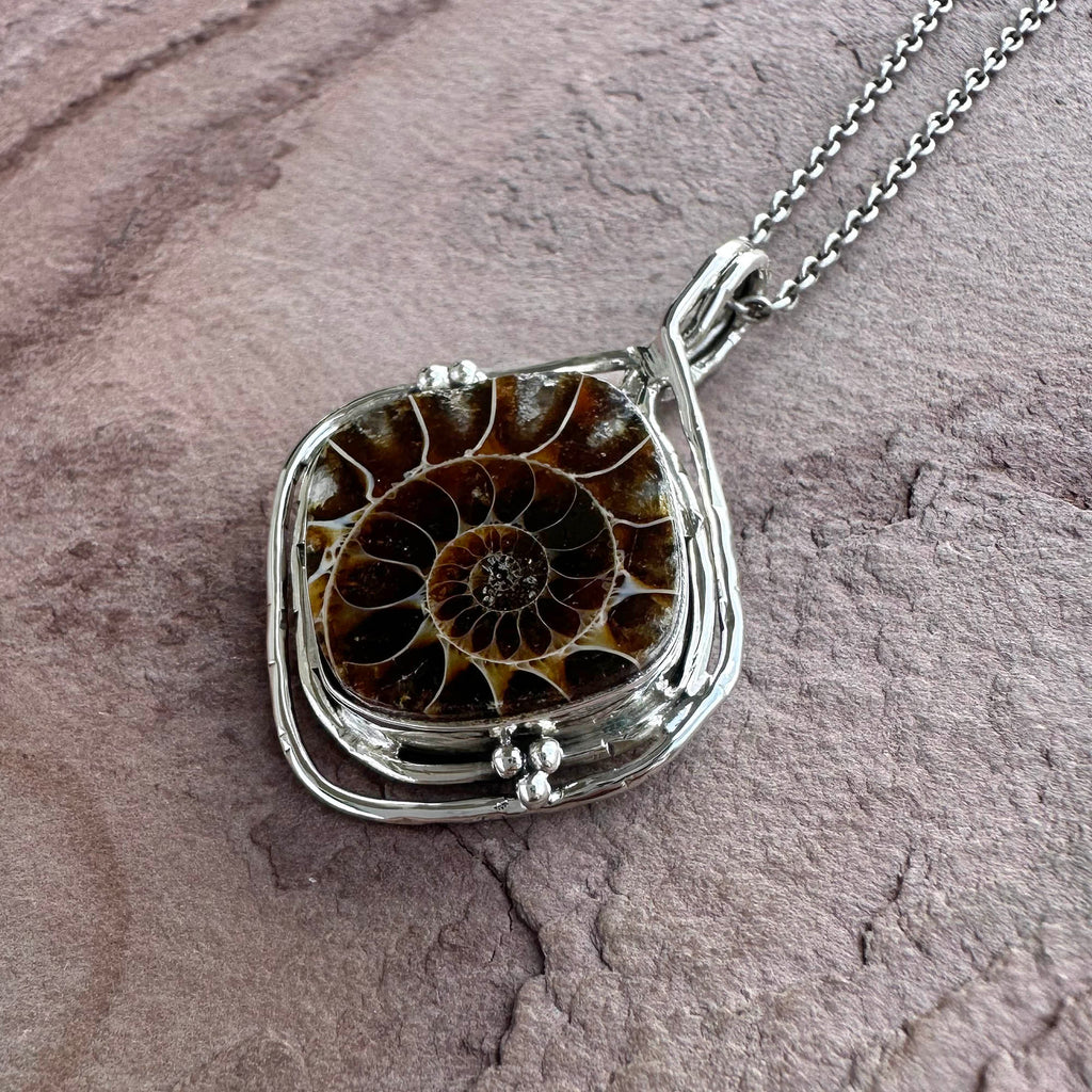 Ancient Echo Fossil Pendant