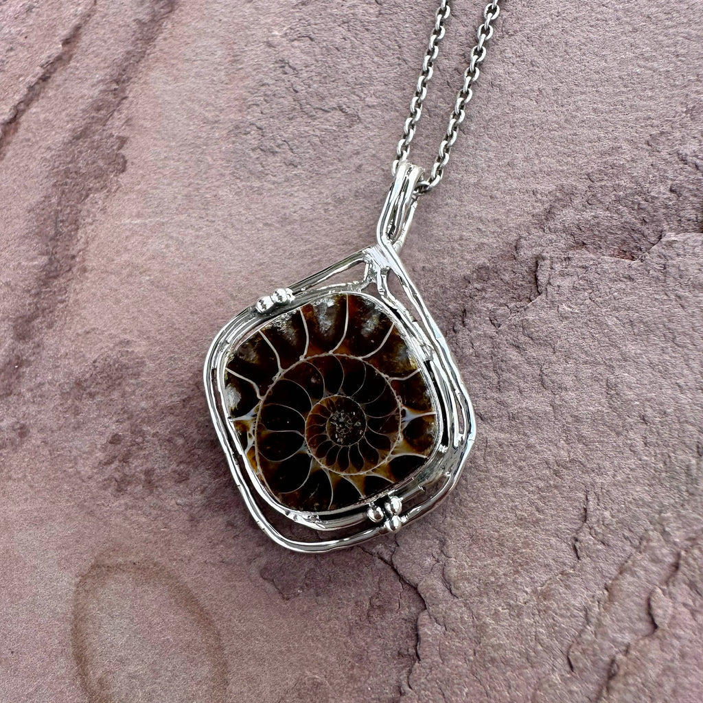 Ancient Echo Fossil Pendant