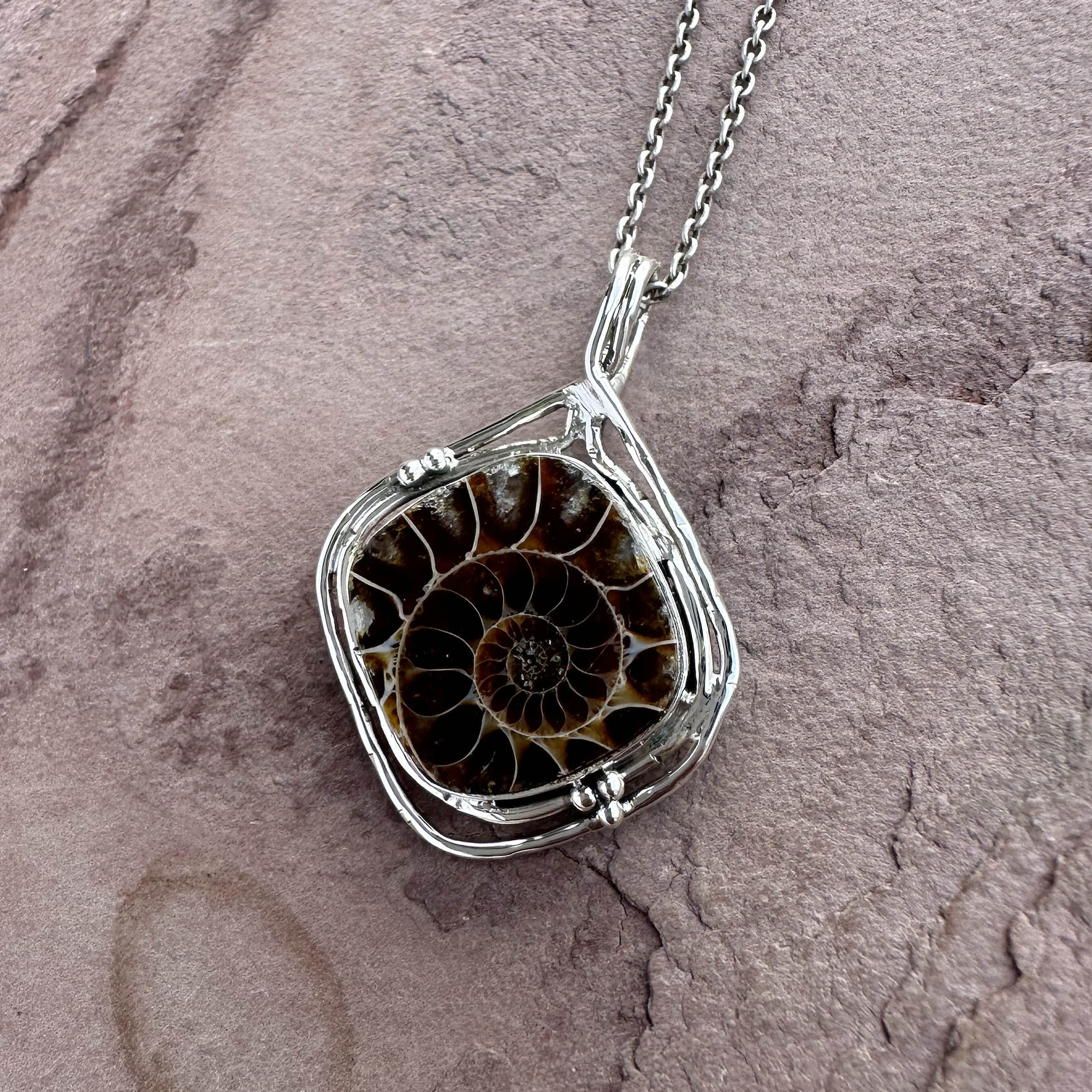 Ancient Echo Fossil Pendant
