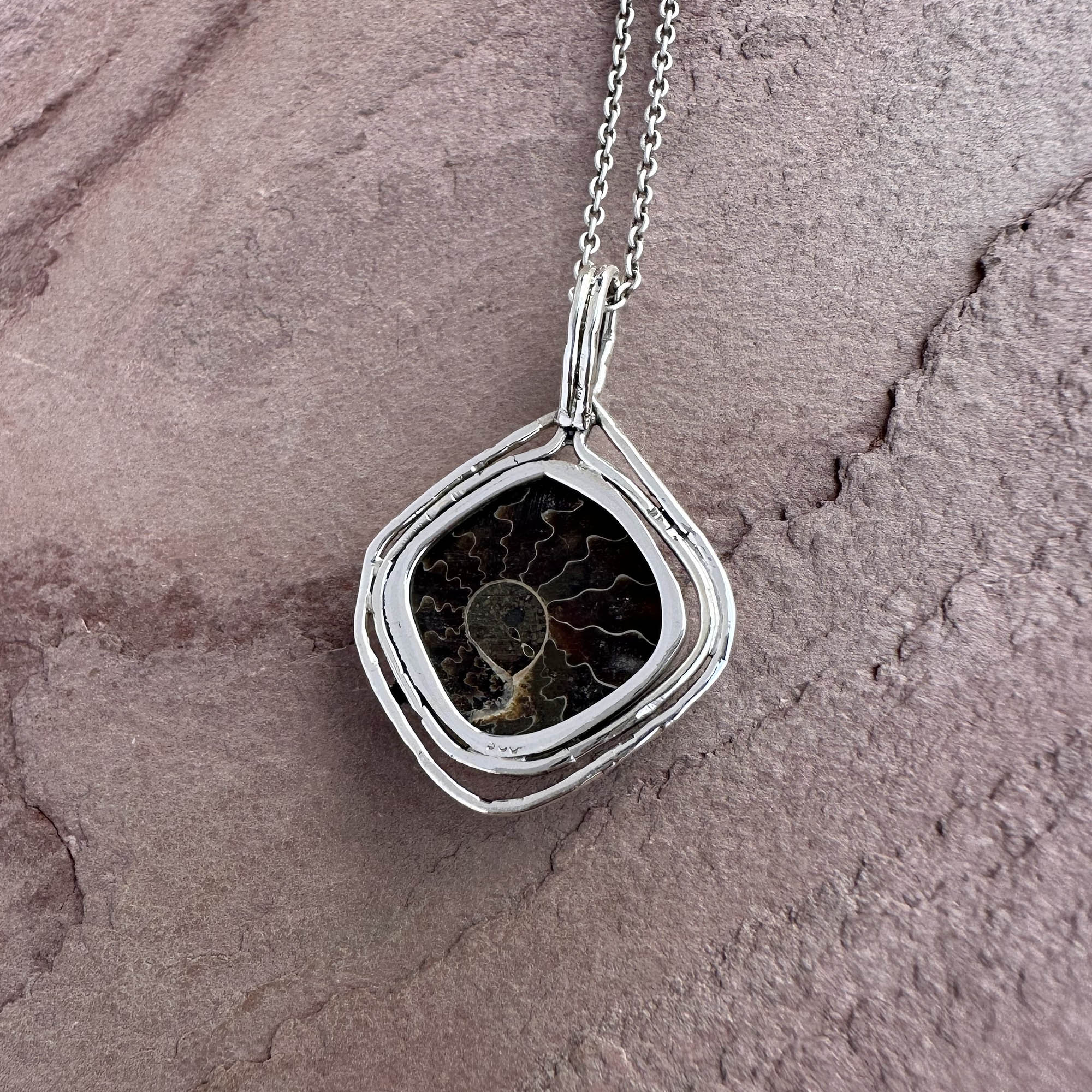 Ancient Echo Fossil Pendant