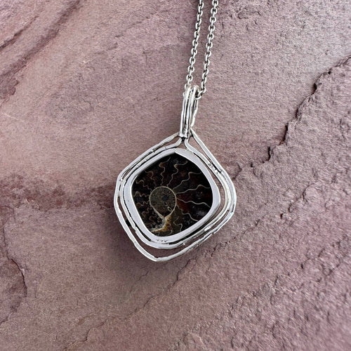 Ancient Echo Fossil Pendant