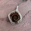 Ancient Echo Fossil Pendant