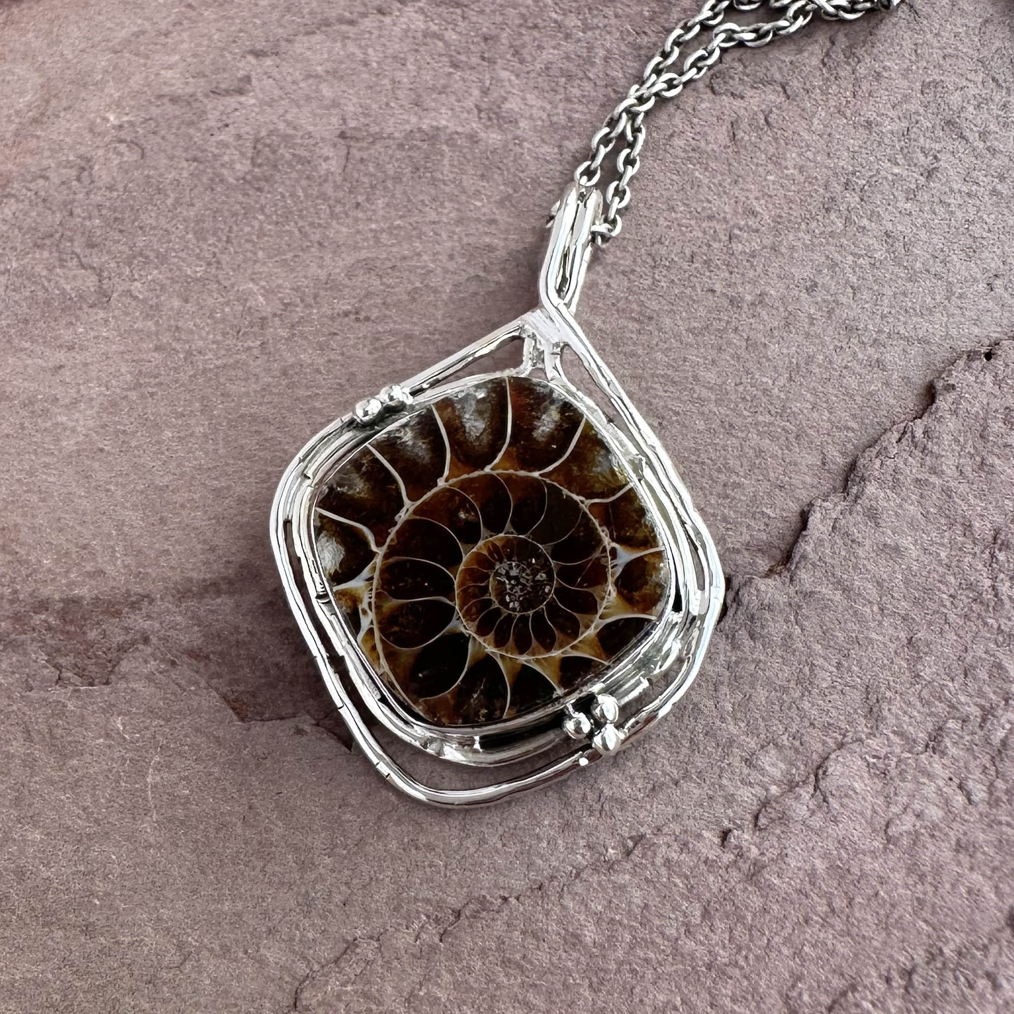 Ancient Echo Fossil Pendant