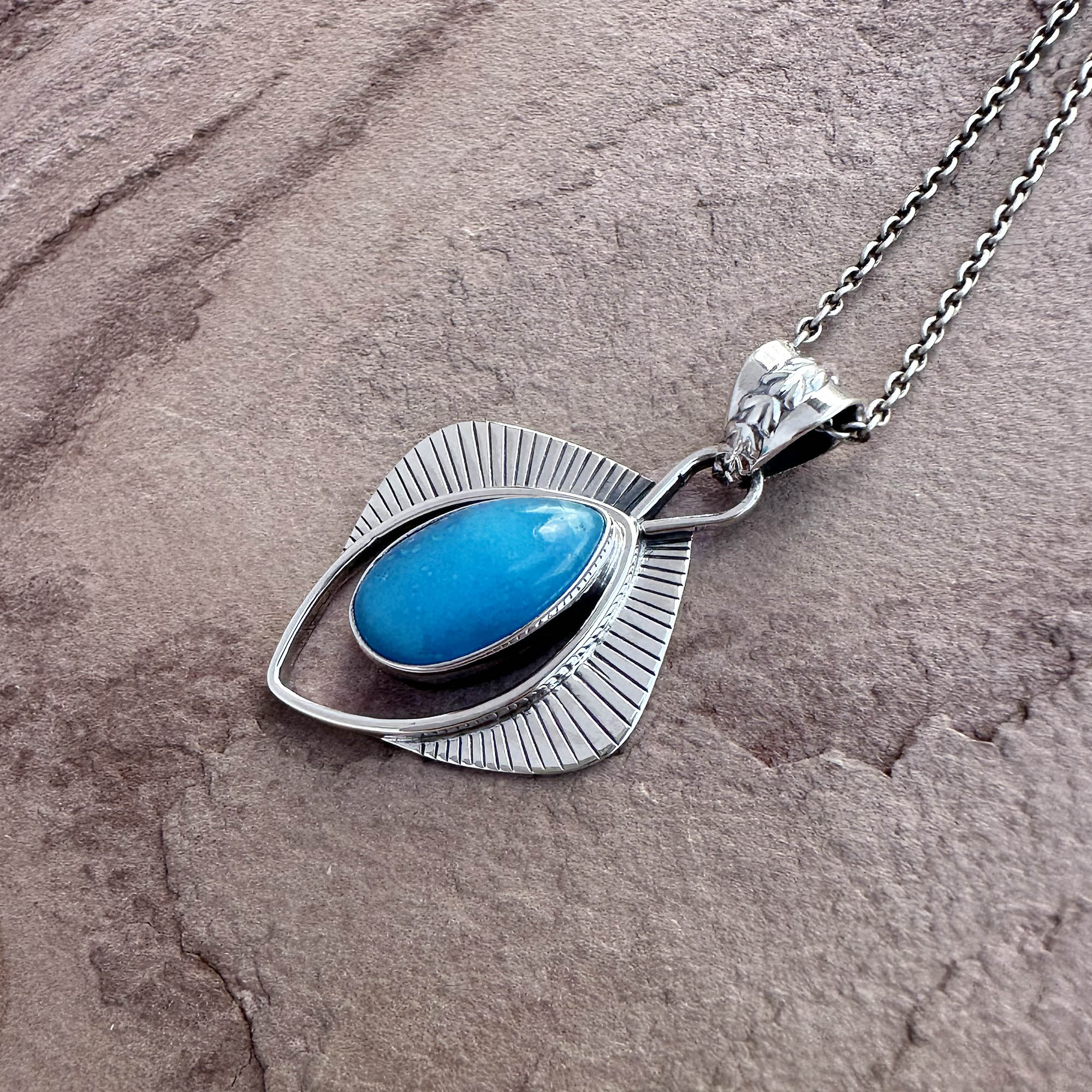 Royal Nile Blue Stone Pendant