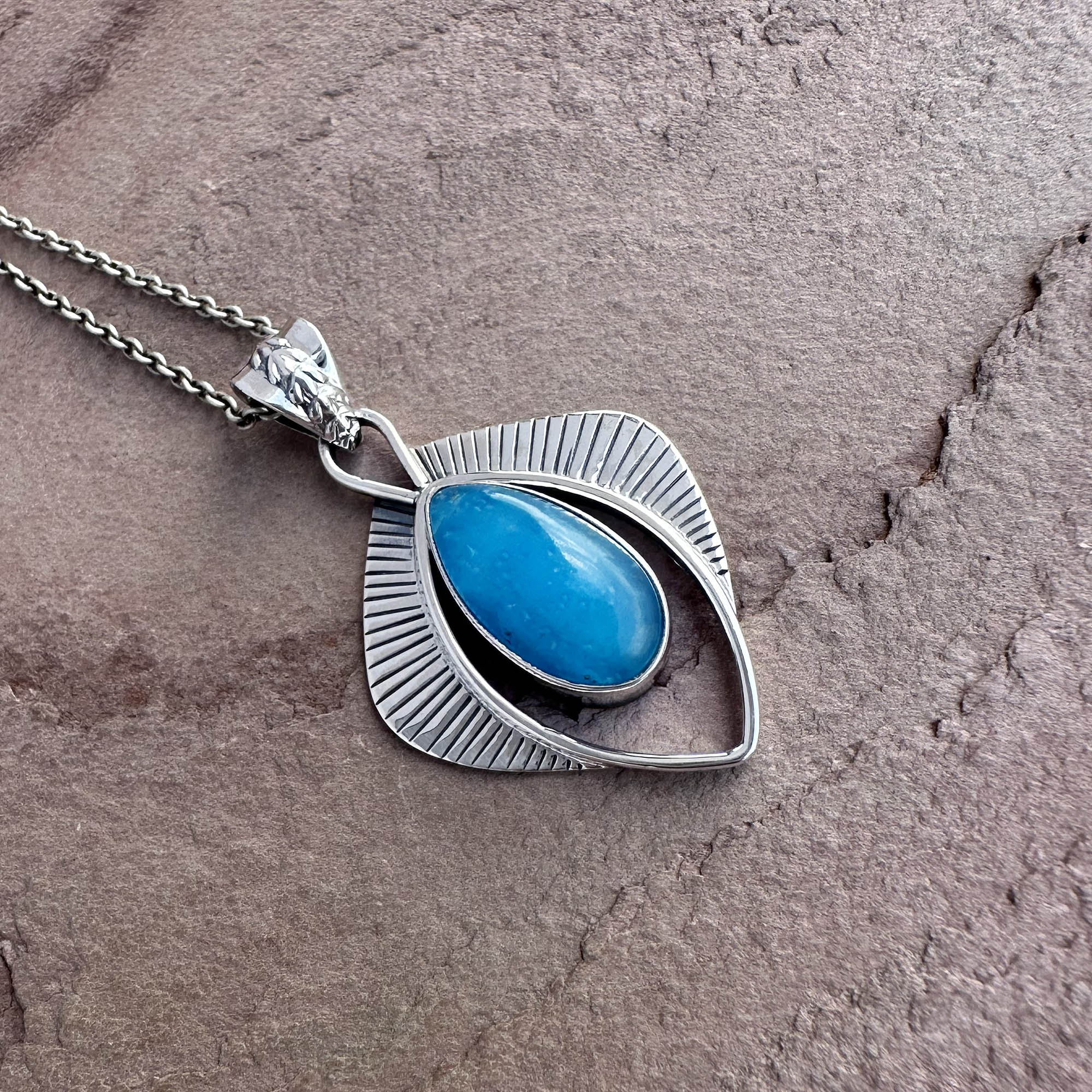 Royal Nile Blue Stone Pendant
