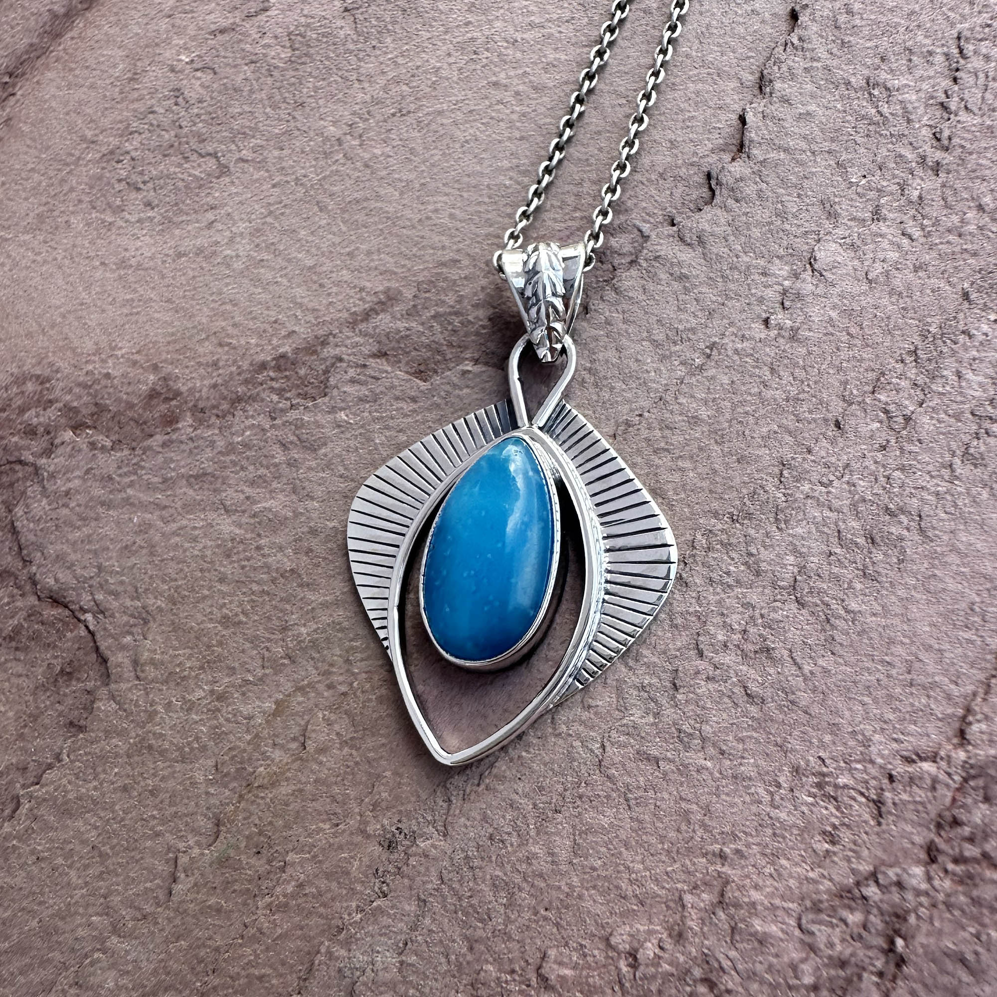 Royal Nile Blue Stone Pendant