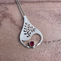 The Garnet Tree Pendant