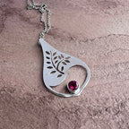 The Garnet Tree Pendant