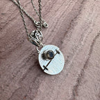 Smokey Quartz Hinged Kinetic Pendant