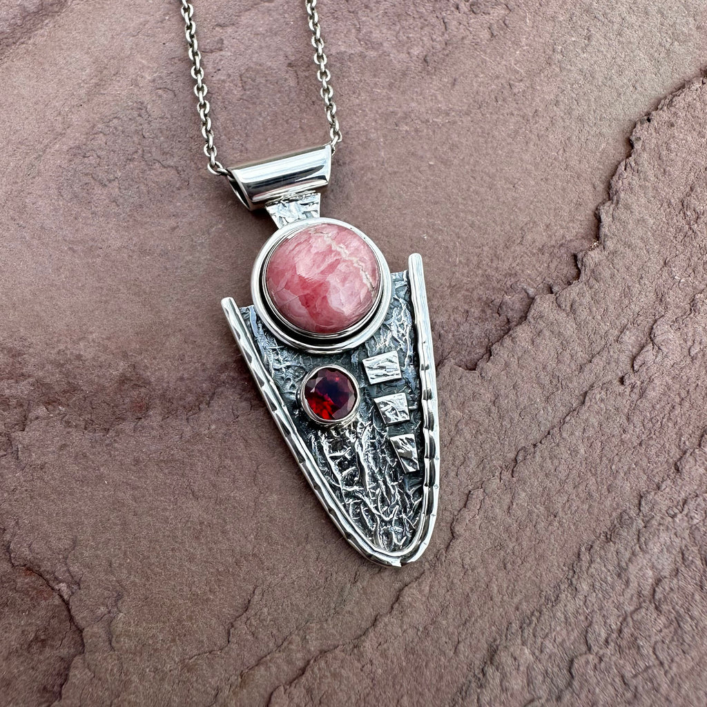Warrior Heart Shield Pendant
