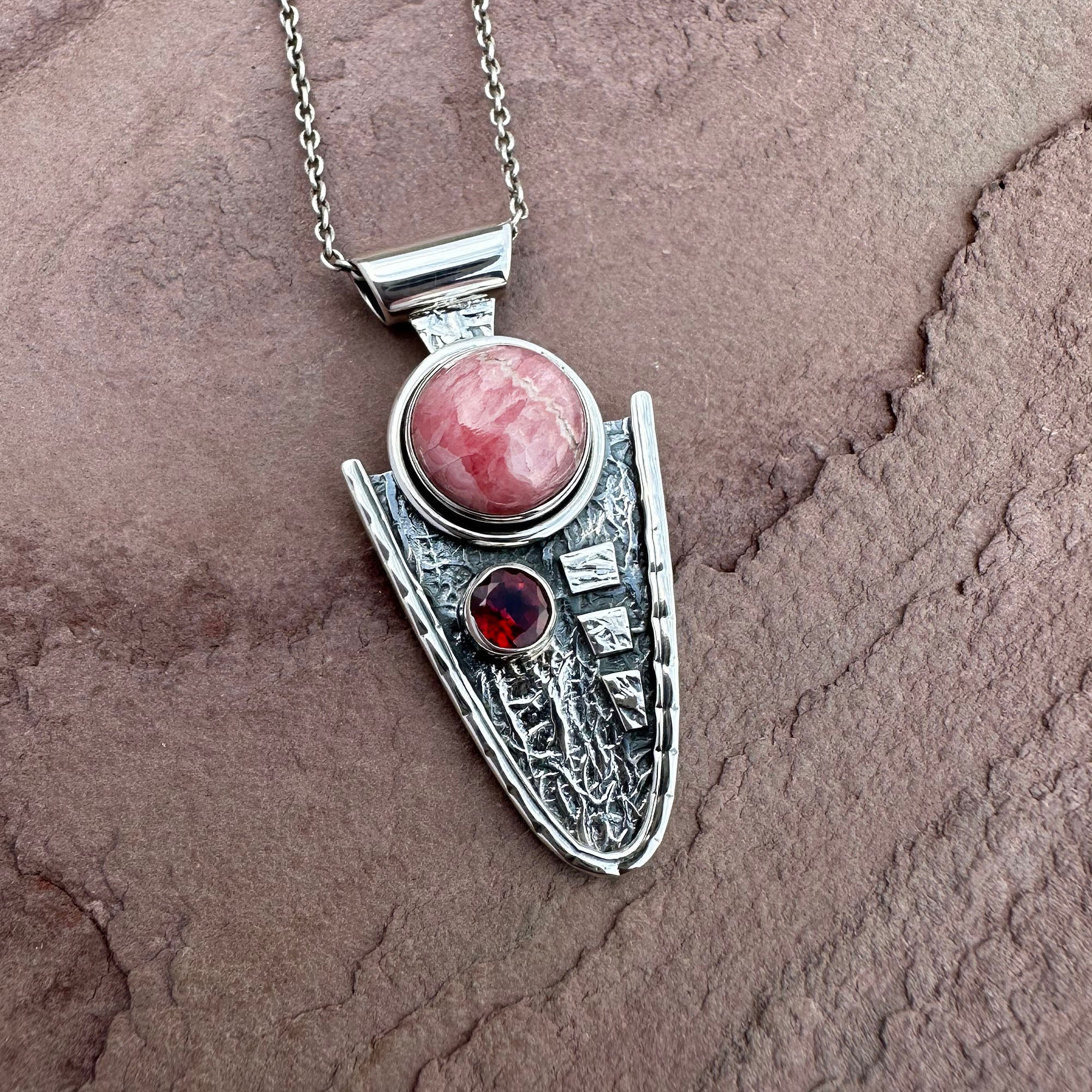 Warrior Heart Shield Pendant