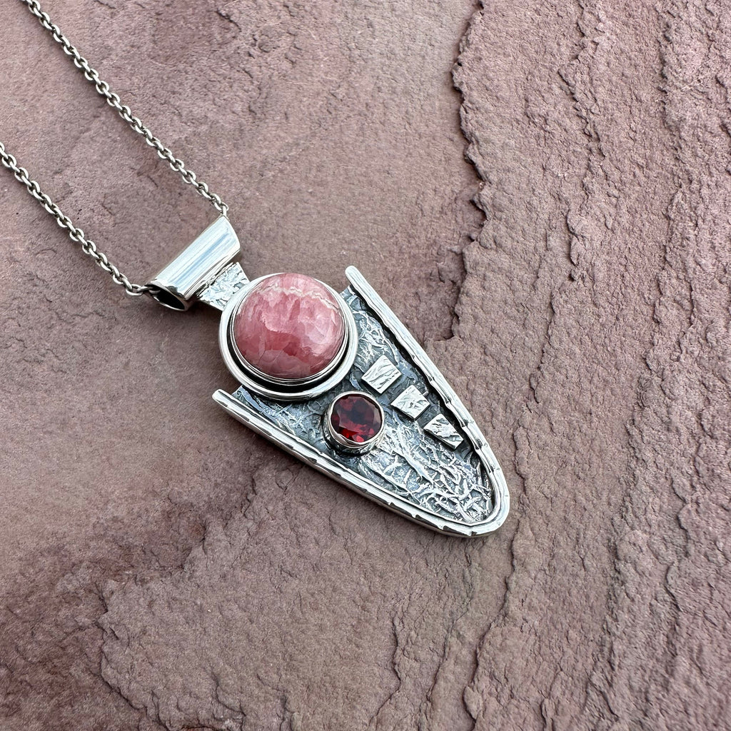 Warrior Heart Shield Pendant
