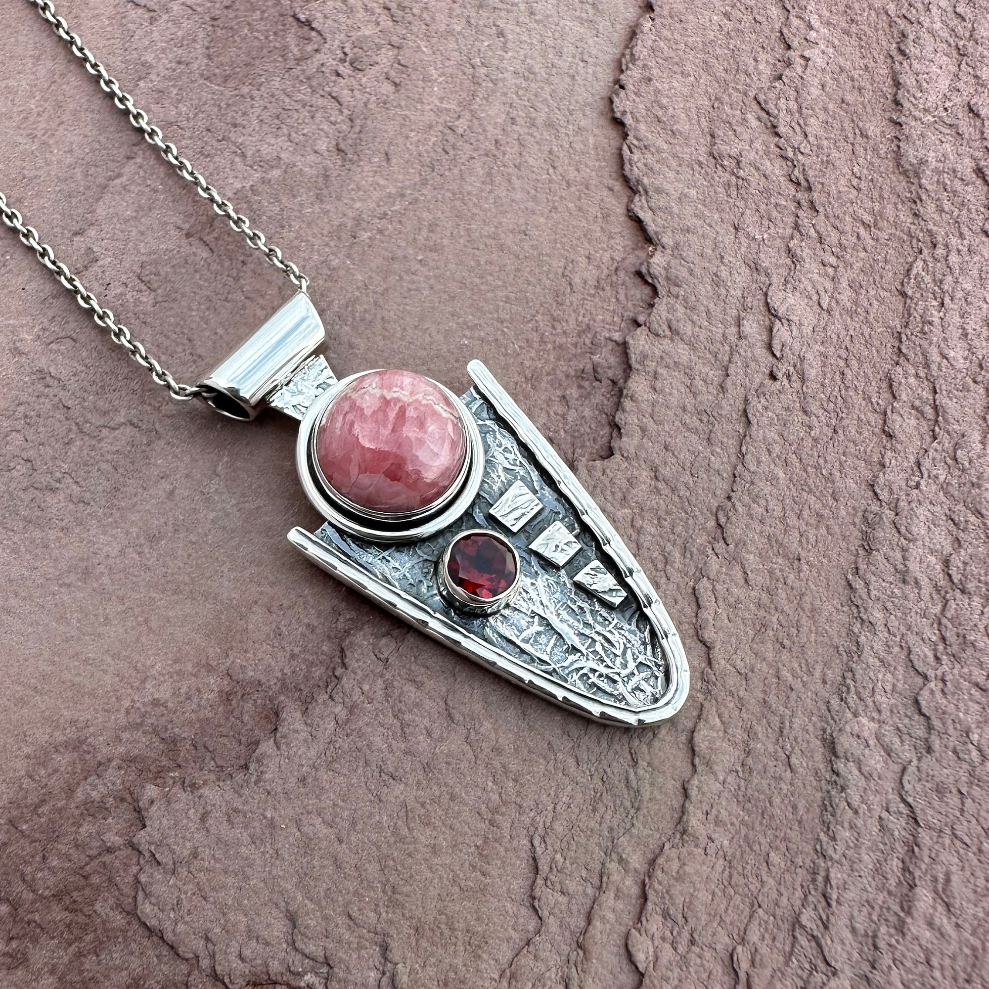 Warrior Heart Shield Pendant