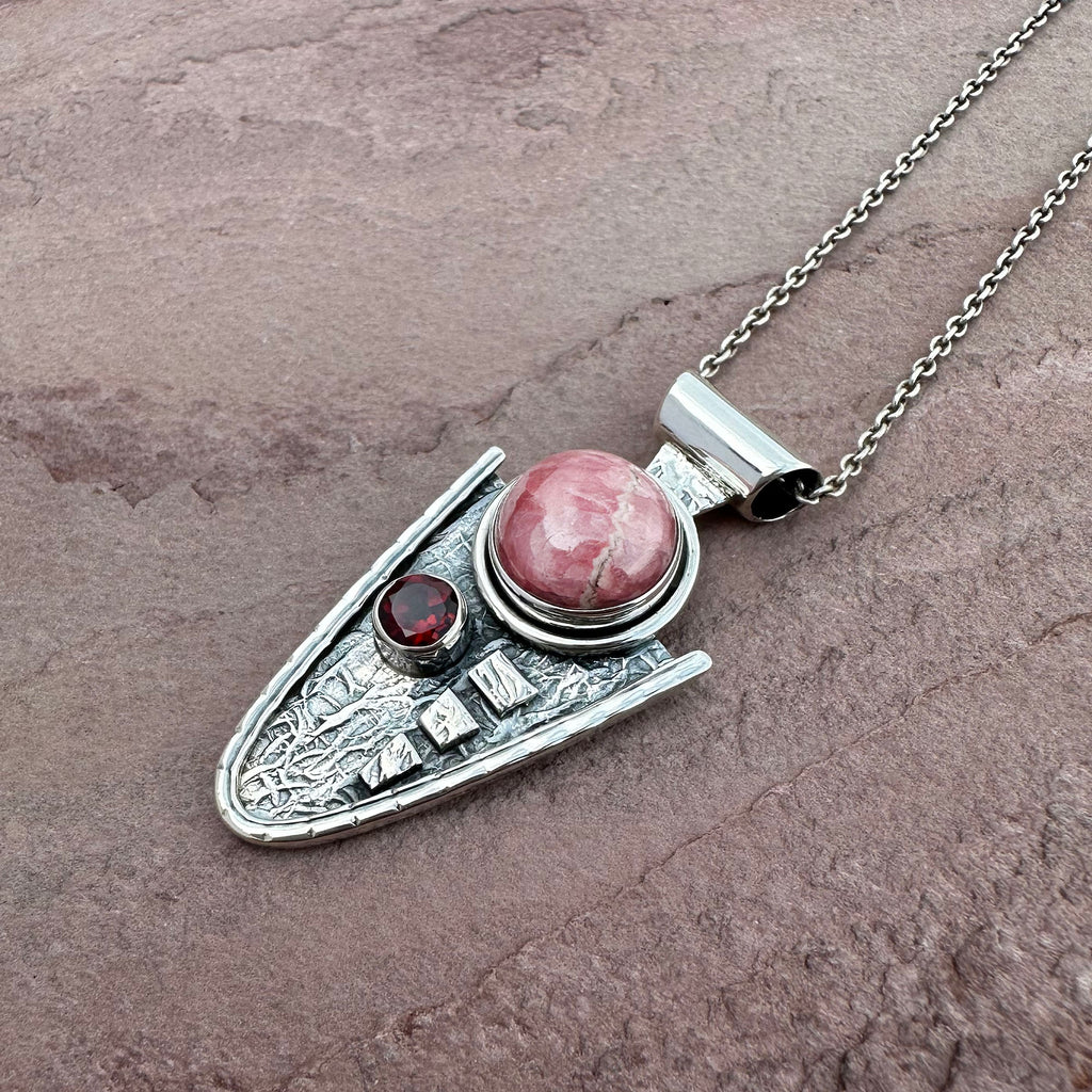 Warrior Heart Shield Pendant