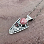 Warrior Heart Shield Pendant