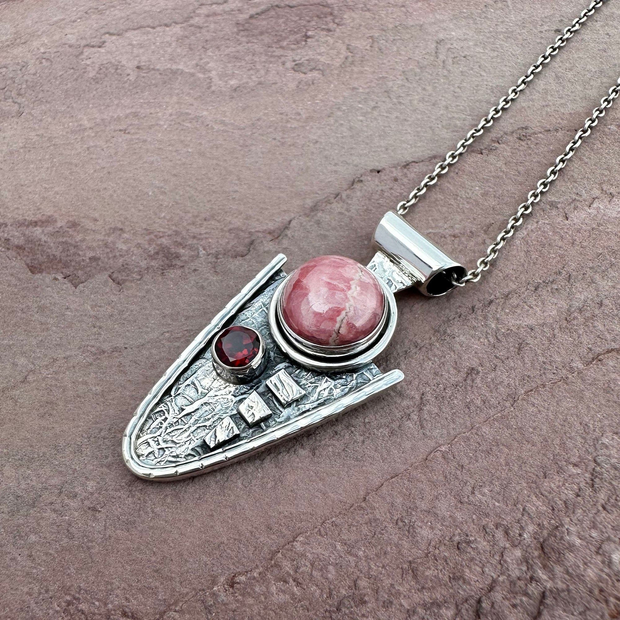 Warrior Heart Shield Pendant