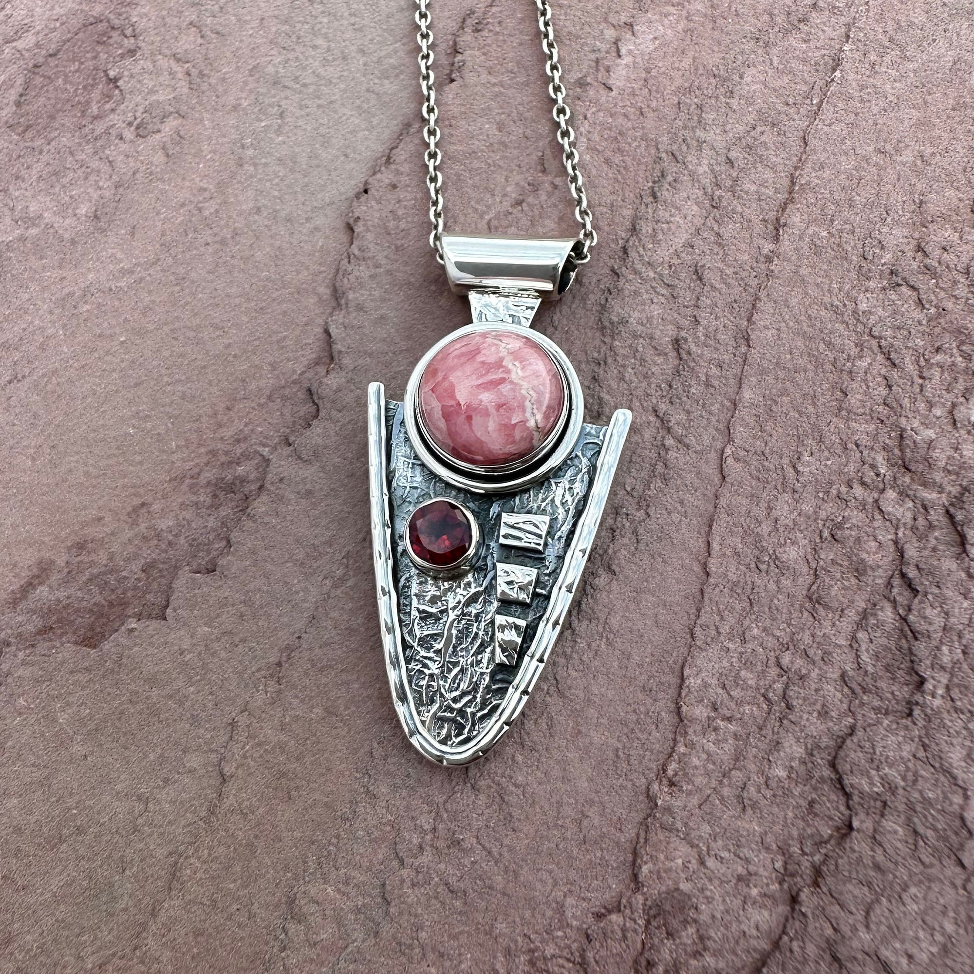 Warrior Heart Shield Pendant