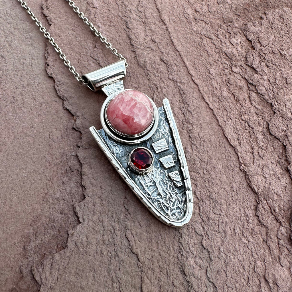 Warrior Heart Shield Pendant