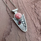 Warrior Heart Shield Pendant