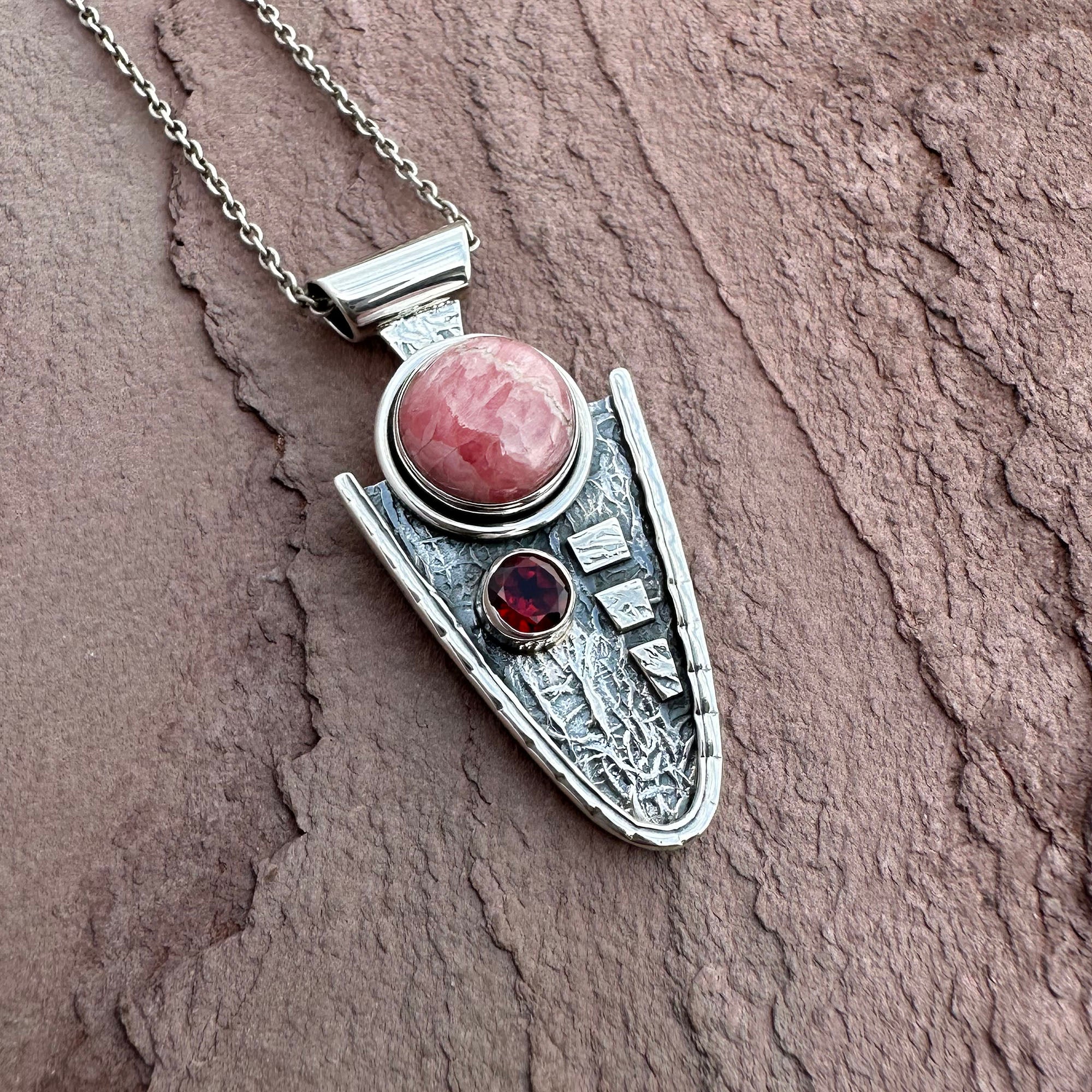 Warrior Heart Shield Pendant
