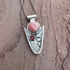 Warrior Heart Shield Pendant
