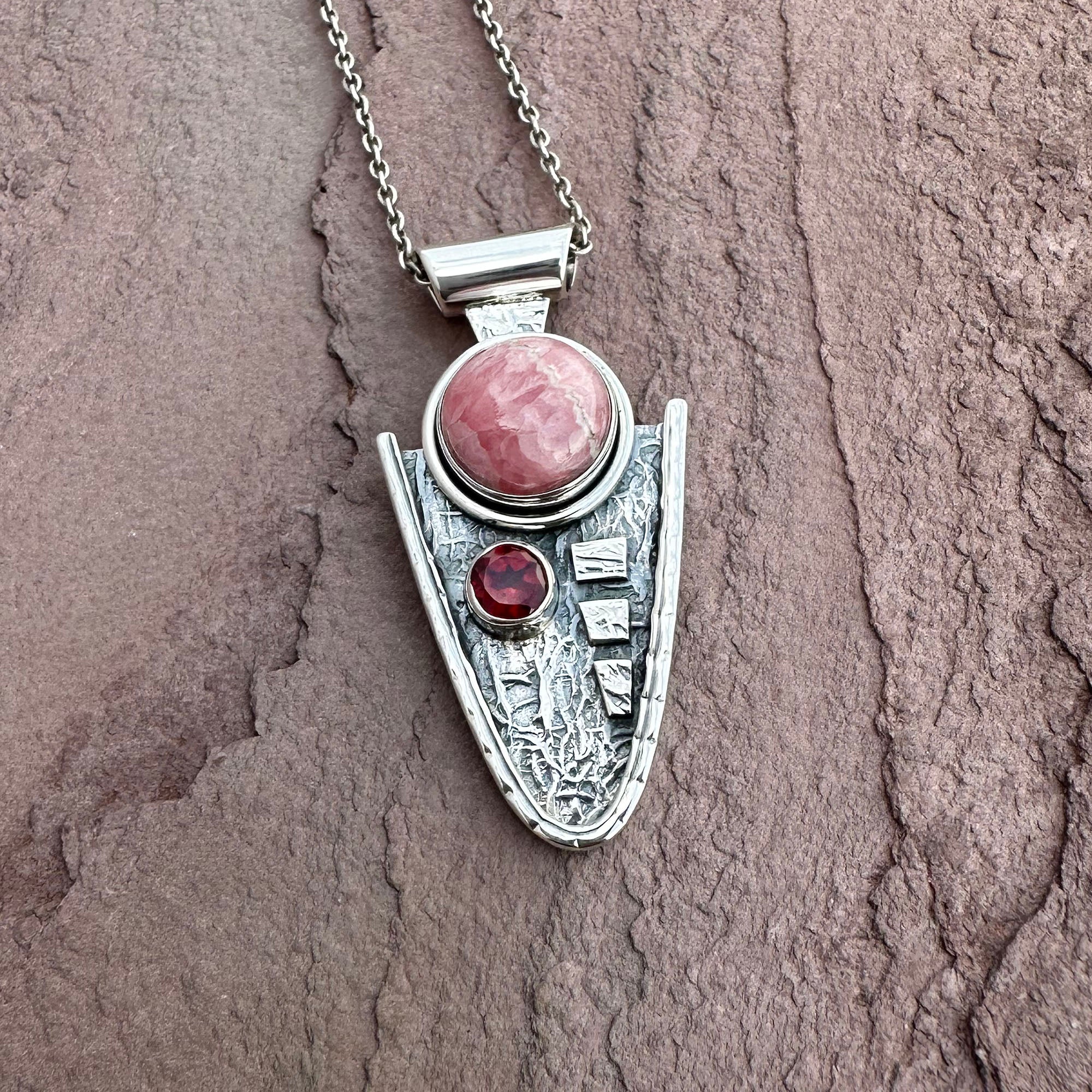 Warrior Heart Shield Pendant