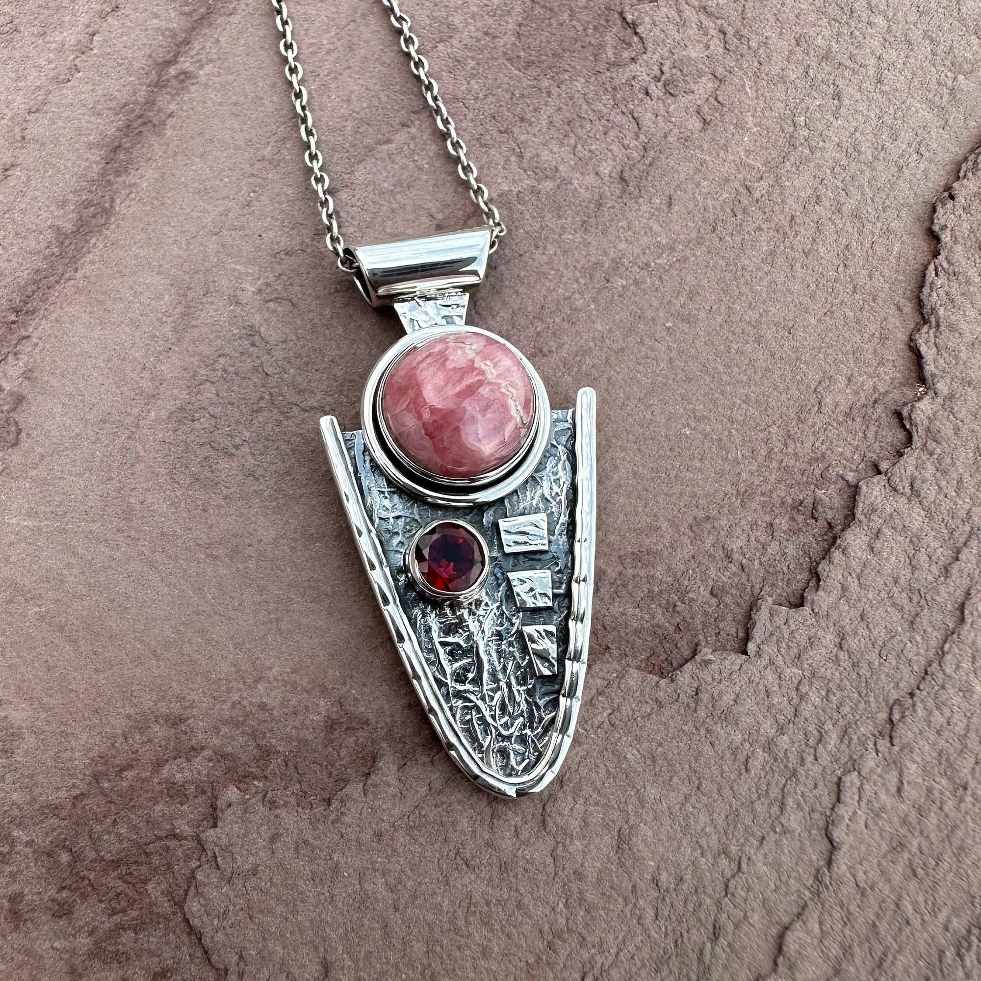 Warrior Heart Shield Pendant