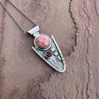 Warrior Heart Shield Pendant